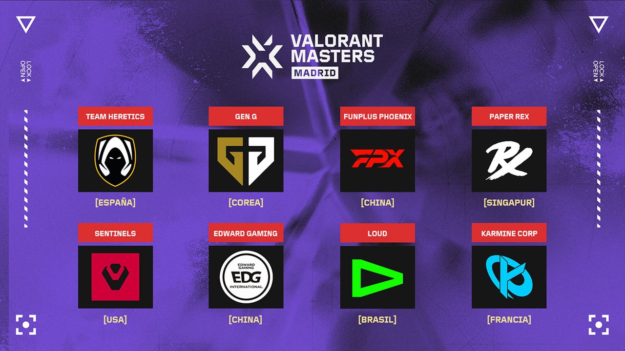 All about the 8 teams qualified for VALORANT Masters Madrid