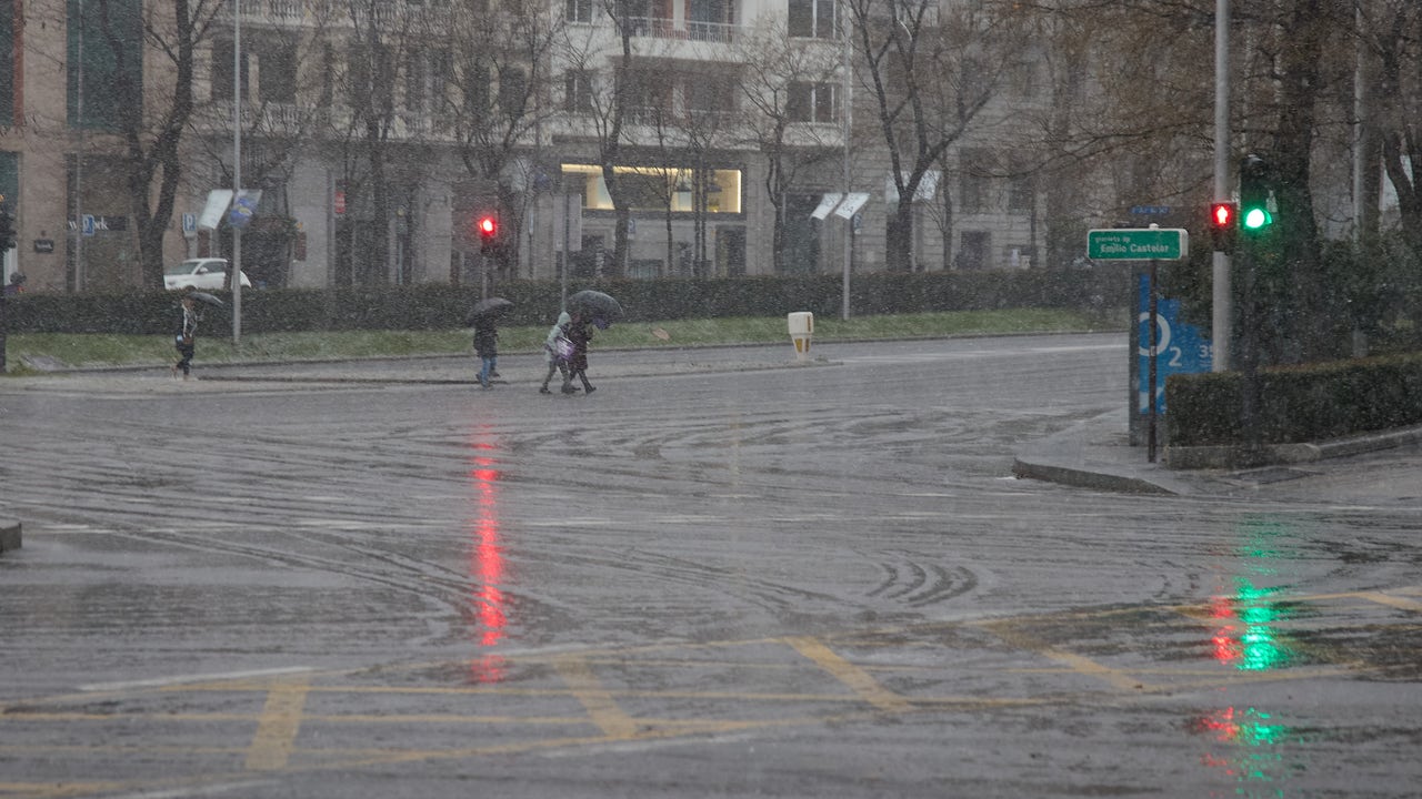 Scandinavian weekend in Madrid: rain and cold temperatures