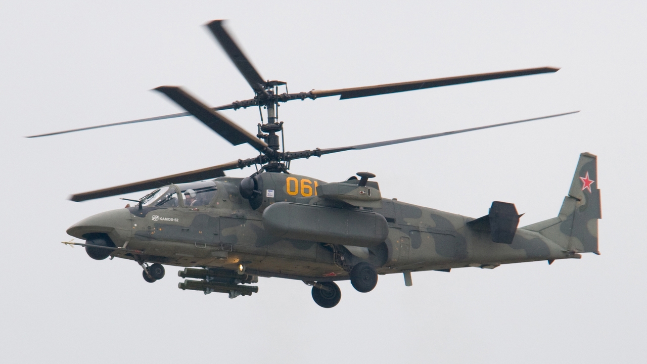 These are the Russian KA-52 Alligator combat helicopters, Putin's jewel, which are dropping like flies in Ukraine