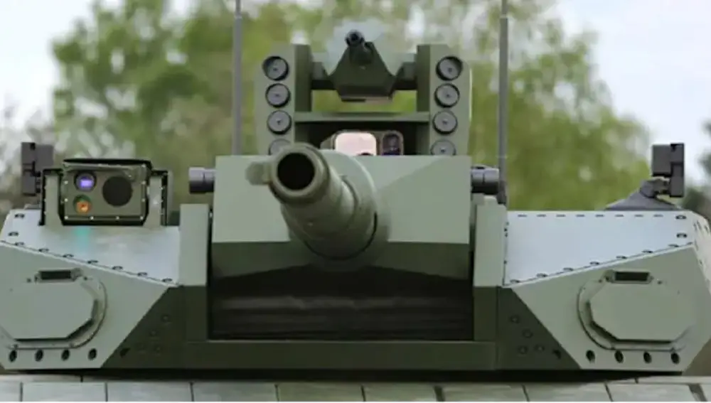 Leopard 2 A-RC 3.0 active protection system.