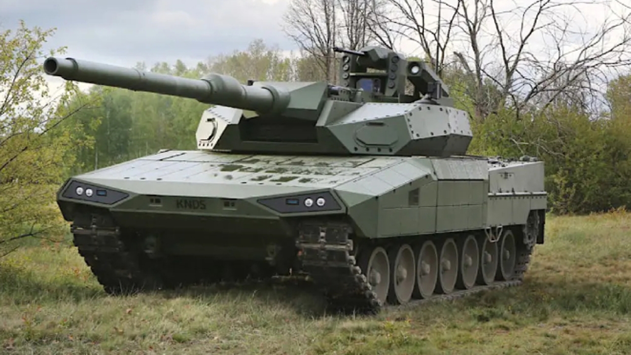 This is the new Leopard 2 A-RC 3.0 tank: unmanned turret, anti-drone defenses and missile launcher