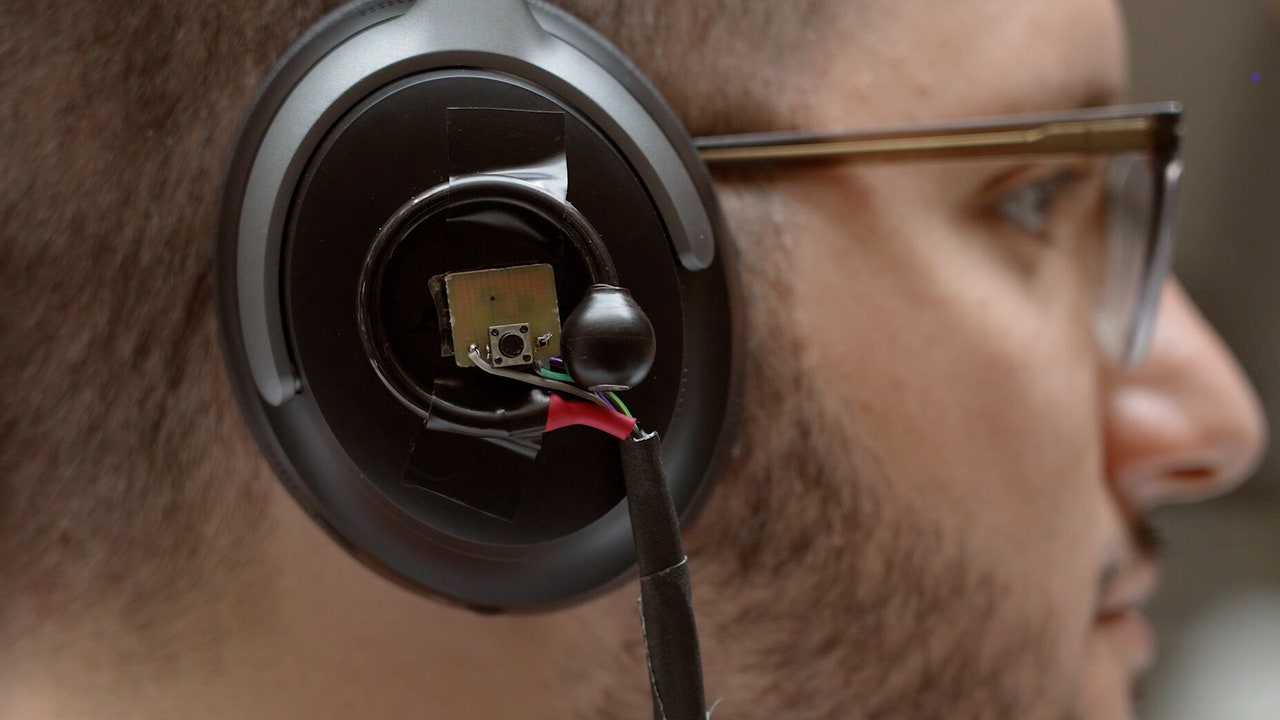 These AI headphones allow you to hear a single person in a crowd by looking at them just once